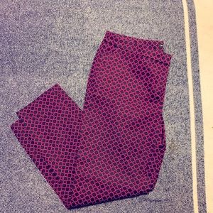 Geometric Cropped Dress pants